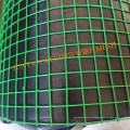 Cerca de malla de alambre soldada de PVC verde